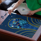 Parramatta Eels Rugby Mascot Puzzle Australian Rugby Culture - Tribal Inspired Eel