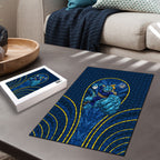 Parramatta Eels Rugby Mascot Puzzle Australian Rugby Culture - Tribal Inspired Eel
