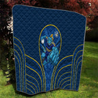 Parramatta Eels Rugby Mascot Quilt Australian Rugby Culture - Tribal Inspired Eel