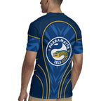 Parramatta Eels Rugby Mascot Rugby Jersey Australian Rugby Culture - Tribal Inspired Eel