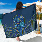 Parramatta Eels Rugby Mascot Sarong Australian Rugby Culture - Tribal Inspired Eel