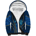 Parramatta Eels Rugby Mascot Sherpa Hoodie Australian Rugby Culture - Tribal Inspired Eel