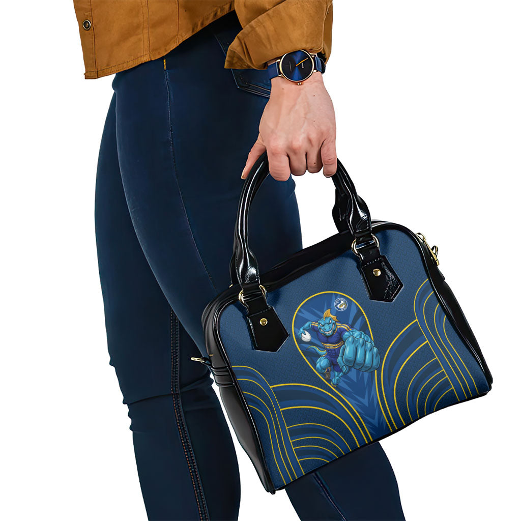Parramatta Eels Rugby Mascot Shoulder Handbag Australian Rugby Culture - Tribal Inspired Eel