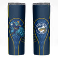 Parramatta Eels Rugby Mascot Skinny Tumbler Australian Rugby Culture - Tribal Inspired Eel