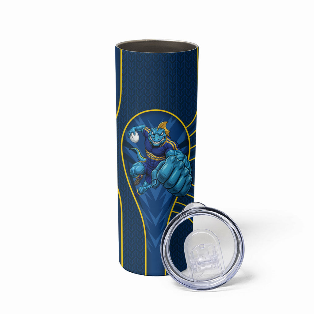 Parramatta Eels Rugby Mascot Skinny Tumbler Australian Rugby Culture - Tribal Inspired Eel