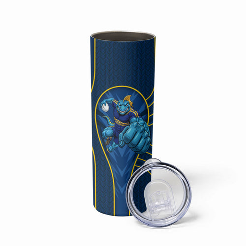 Parramatta Eels Rugby Mascot Skinny Tumbler Australian Rugby Culture - Tribal Inspired Eel