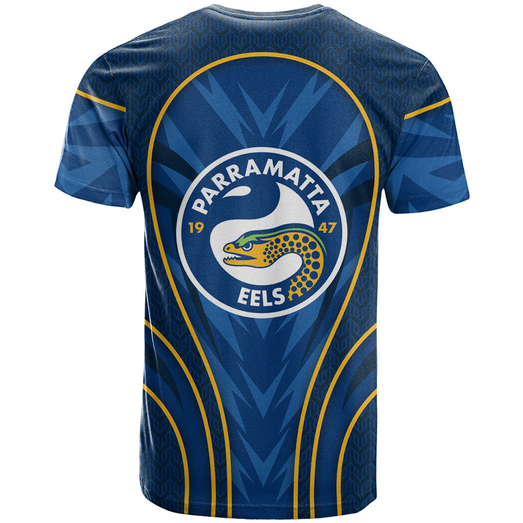Parramatta Eels Rugby Mascot T Shirt Australian Rugby Culture - Tribal Inspired Eel
