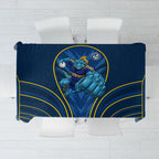 Parramatta Eels Rugby Mascot Tablecloth Australian Rugby Culture - Tribal Inspired Eel