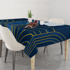 Parramatta Eels Rugby Mascot Tablecloth Australian Rugby Culture - Tribal Inspired Eel