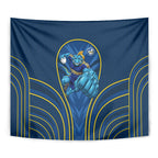 Parramatta Eels Rugby Mascot Tapestry Australian Rugby Culture - Tribal Inspired Eel