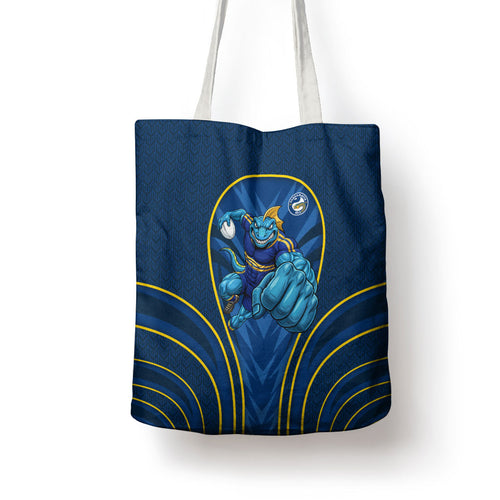Parramatta Eels Rugby Mascot Tote Bag Australian Rugby Culture - Tribal Inspired Eel