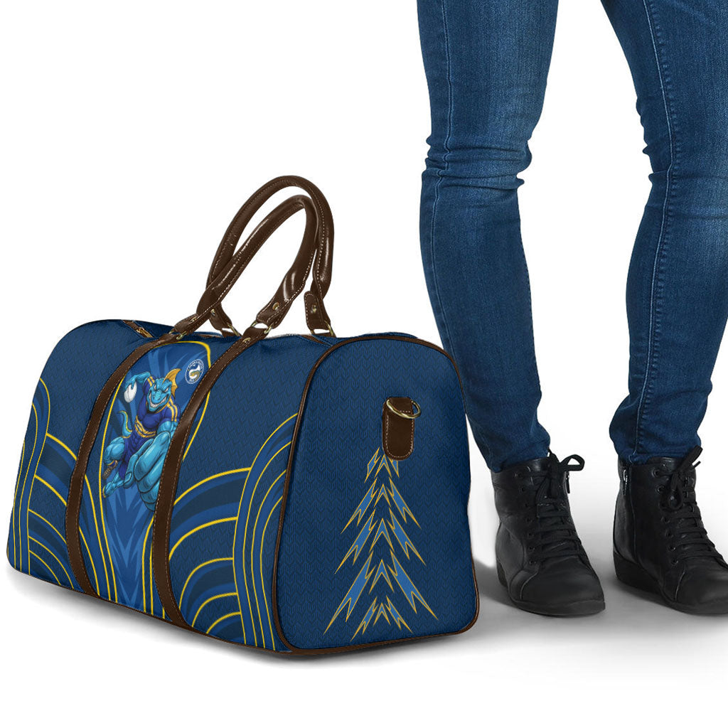 Parramatta Eels Rugby Mascot Travel Bag Australian Rugby Culture - Tribal Inspired Eel