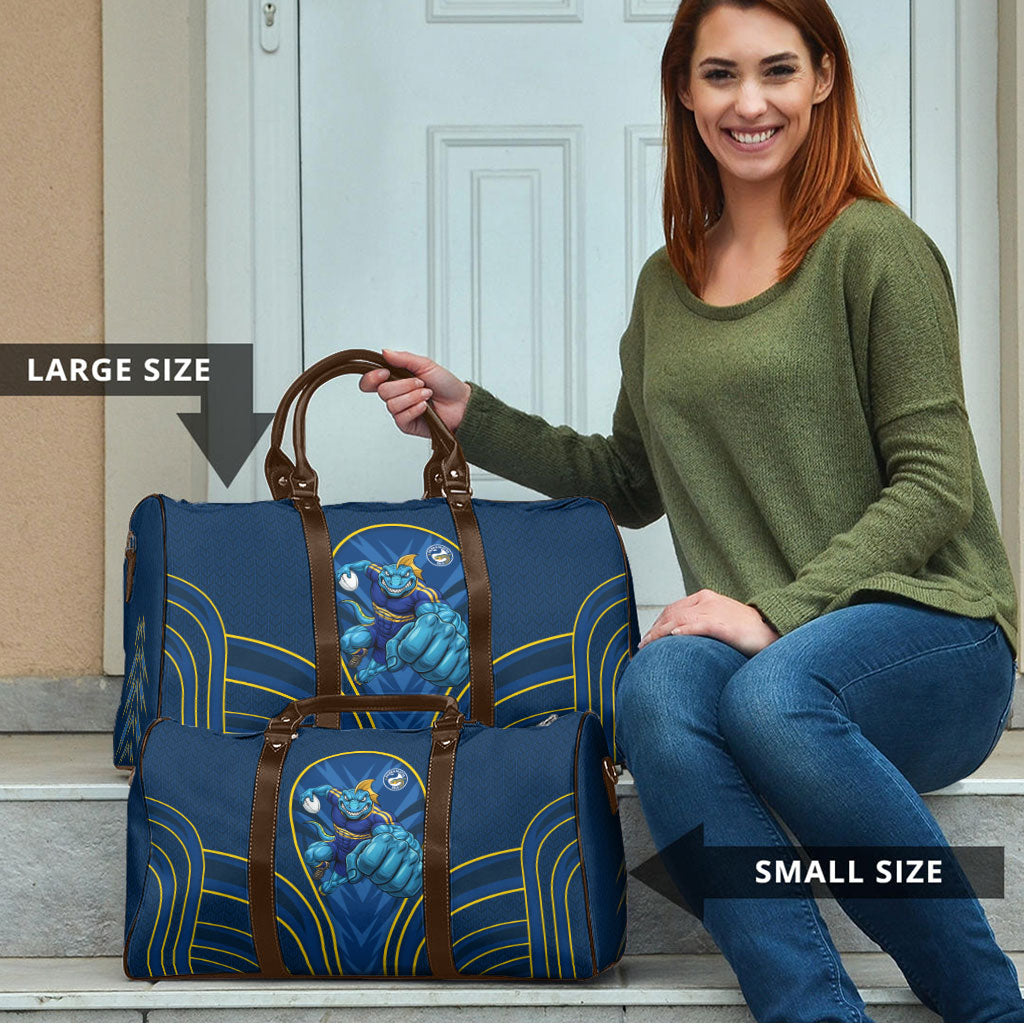 Parramatta Eels Rugby Mascot Travel Bag Australian Rugby Culture - Tribal Inspired Eel
