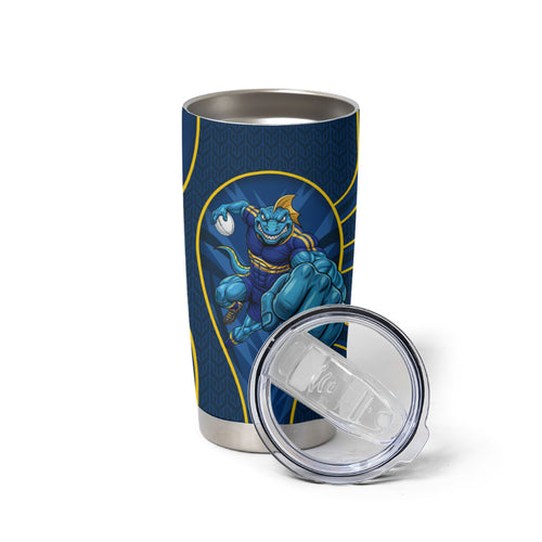 Parramatta Eels Rugby Mascot Tumbler Cup Australian Rugby Culture - Tribal Inspired Eel