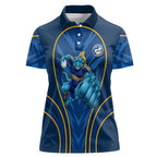 Parramatta Eels Rugby Mascot Women Polo Shirt Australian Rugby Culture - Tribal Inspired Eel