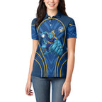 Parramatta Eels Rugby Mascot Women Polo Shirt Australian Rugby Culture - Tribal Inspired Eel