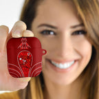 St George Illawarra Dragons Rugby Mascot AirPods Case Australian Rugby Culture - Tribal Inspired Dragon