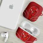 St George Illawarra Dragons Rugby Mascot AirPods Case Australian Rugby Culture - Tribal Inspired Dragon