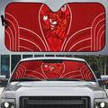 St George Illawarra Dragons Rugby Mascot Auto Sun Shade Australian Rugby Culture - Tribal Inspired Dragon