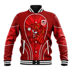 St George Illawarra Dragons Rugby Mascot Baseball Jacket Australian Rugby Culture - Tribal Inspired Dragon