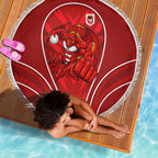 St George Illawarra Dragons Rugby Mascot Beach Blanket Australian Rugby Culture - Tribal Inspired Dragon
