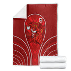 St George Illawarra Dragons Rugby Mascot Blanket Australian Rugby Culture - Tribal Inspired Dragon