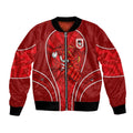 St George Illawarra Dragons Rugby Mascot Bomber Jacket Australian Rugby Culture - Tribal Inspired Dragon