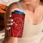 St George Illawarra Dragons Rugby Mascot 4 in 1 Can Cooler Tumbler Australian Rugby Culture - Tribal Inspired Dragon