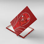 St George Illawarra Dragons Rugby Mascot Canvas Wall Art Australian Rugby Culture - Tribal Inspired Dragon