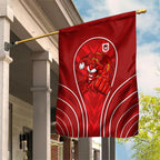 St George Illawarra Dragons Rugby Mascot Garden Flag Australian Rugby Culture - Tribal Inspired Dragon