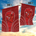 St George Illawarra Dragons Rugby Mascot Garden Flag Australian Rugby Culture - Tribal Inspired Dragon