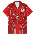 St George Illawarra Dragons Rugby Mascot Hawaiian Shirt Australian Rugby Culture - Tribal Inspired Dragon