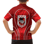 St George Illawarra Dragons Rugby Mascot Hawaiian Shirt Australian Rugby Culture - Tribal Inspired Dragon