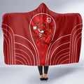 St George Illawarra Dragons Rugby Mascot Hooded Blanket Australian Rugby Culture - Tribal Inspired Dragon