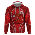 St George Illawarra Dragons Rugby Mascot Hoodie Australian Rugby Culture - Tribal Inspired Dragon