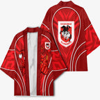 St George Illawarra Dragons Rugby Mascot Kimono Australian Rugby Culture - Tribal Inspired Dragon
