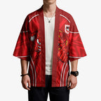 St George Illawarra Dragons Rugby Mascot Kimono Australian Rugby Culture - Tribal Inspired Dragon