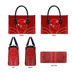 St George Illawarra Dragons Rugby Mascot Leather Bag Australian Rugby Culture - Tribal Inspired Dragon