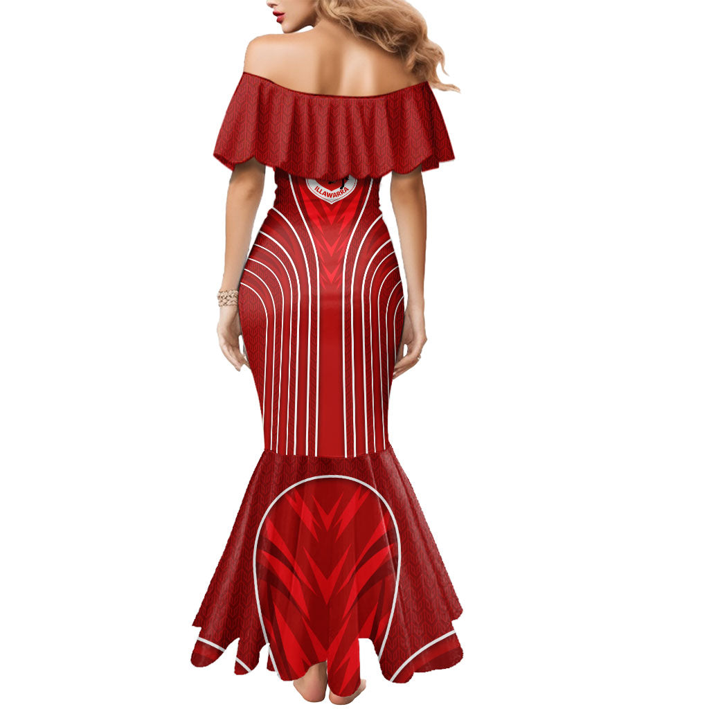 St George Illawarra Dragons Rugby Mascot Mermaid Dress Australian Rugby Culture - Tribal Inspired Dragon