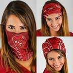 St George Illawarra Dragons Rugby Mascot Neck Gaiter Australian Rugby Culture - Tribal Inspired Dragon