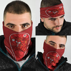 St George Illawarra Dragons Rugby Mascot Neck Gaiter Australian Rugby Culture - Tribal Inspired Dragon