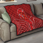 St George Illawarra Dragons Rugby Mascot Quilt Australian Rugby Culture - Tribal Inspired Dragon