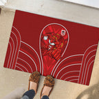 St George Illawarra Dragons Rugby Mascot Rubber Doormat Australian Rugby Culture - Tribal Inspired Dragon