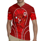 St George Illawarra Dragons Rugby Mascot Rugby Jersey Australian Rugby Culture - Tribal Inspired Dragon