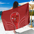 St George Illawarra Dragons Rugby Mascot Sarong Australian Rugby Culture - Tribal Inspired Dragon