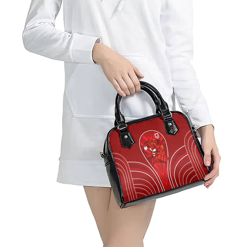 St George Illawarra Dragons Rugby Mascot Shoulder Handbag Australian Rugby Culture - Tribal Inspired Dragon