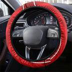 St George Illawarra Dragons Rugby Mascot Steering Wheel Cover Australian Rugby Culture - Tribal Inspired Dragon