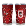 St George Illawarra Dragons Rugby Mascot Tumbler Cup Australian Rugby Culture - Tribal Inspired Dragon