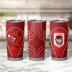 St George Illawarra Dragons Rugby Mascot Tumbler Cup Australian Rugby Culture - Tribal Inspired Dragon