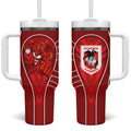 St George Illawarra Dragons Rugby Mascot Tumbler With Handle Australian Rugby Culture - Tribal Inspired Dragon